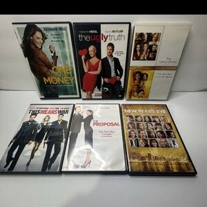 DVD Movie Collection Set Romantic Comedies Lot Of 6 Pre-owned (VGC) Region 1